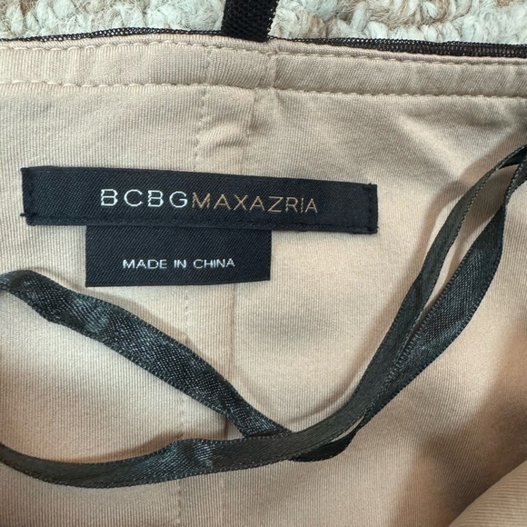 BCBGMaxAzria Brown Pleated Maxi Sundress HalterSize Small. B26 - Picture 15 of 17